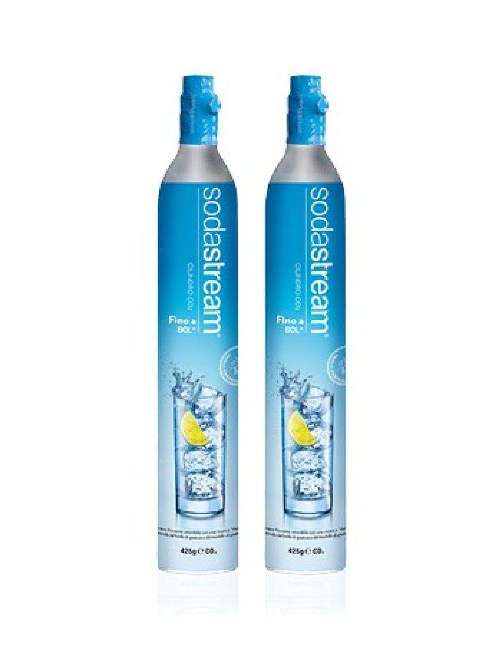 SODAGAS BOMBOLA RICARICA CO2 80L 0,42Kg Gasatore Acqua Sodastream Gasup  Bubbles EUR 34,90 - PicClick IT