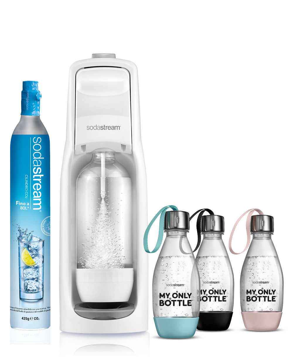 Gasatore SodaStream Jet e 3 Bottiglie MOB da 0,5 litri