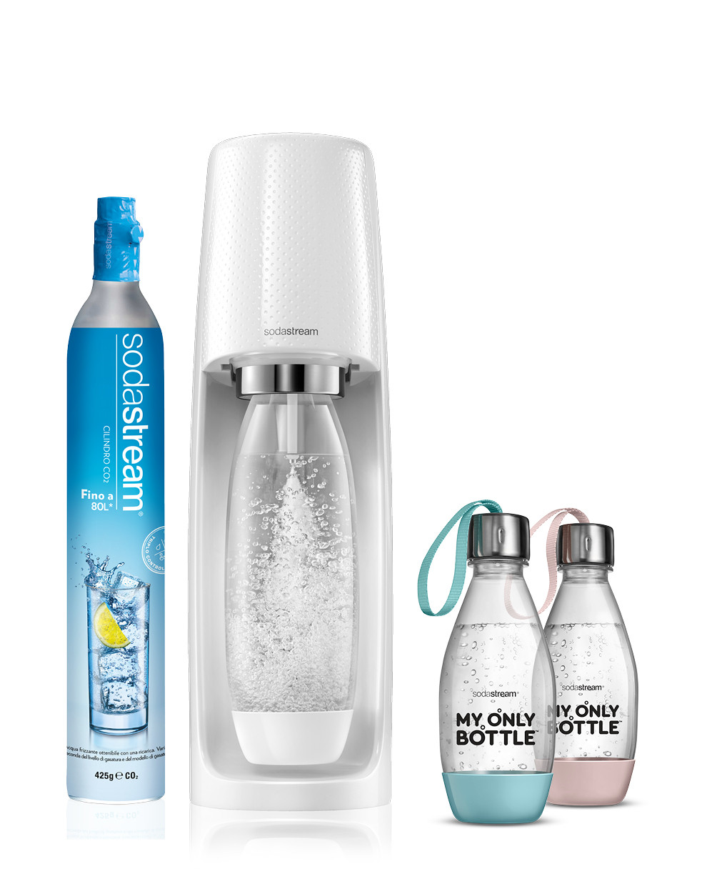 2 Bottiglie 0,5 Litri Fuse riutilizzabili gasatore d'acqua Sodastream,  offerta vendita online