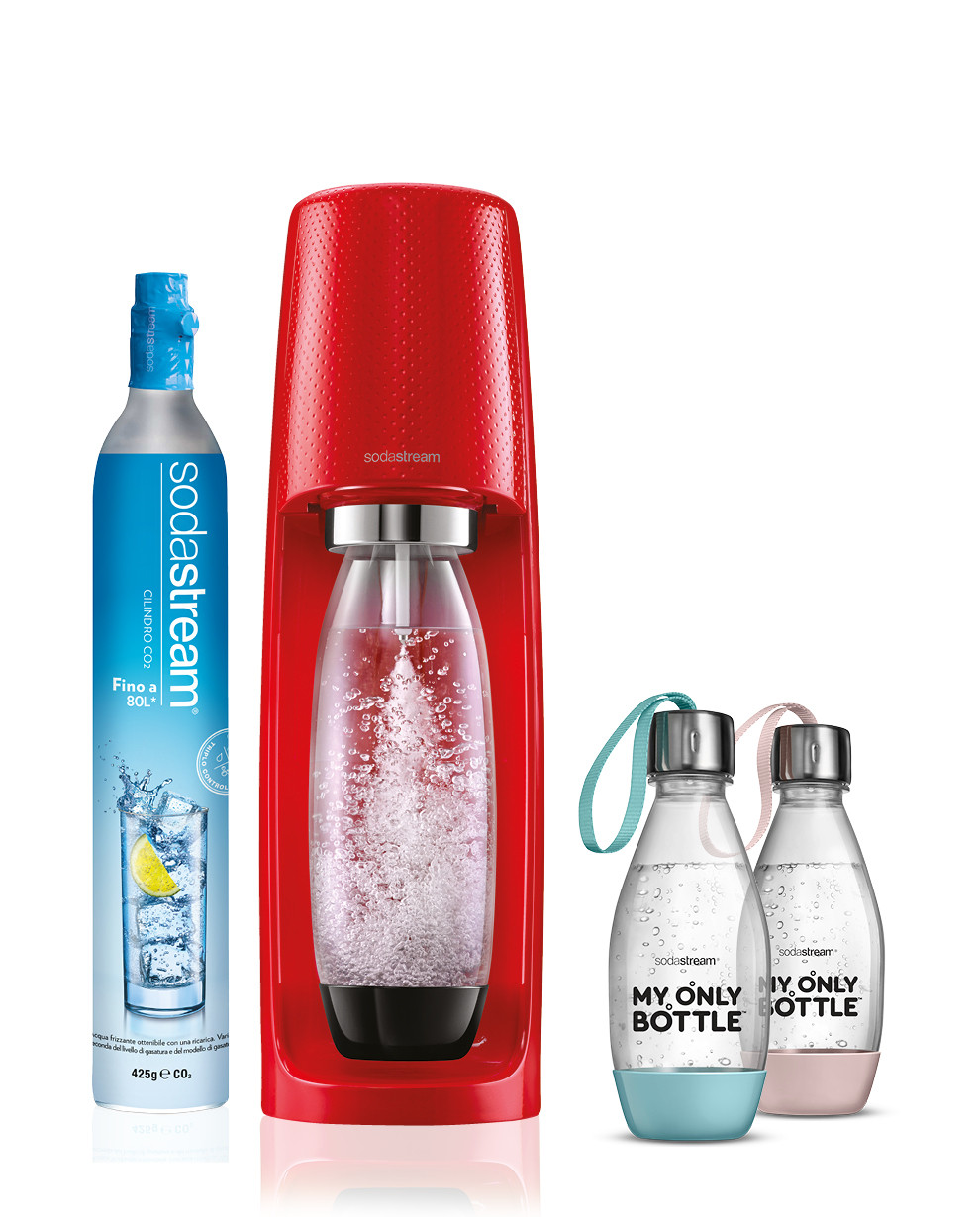 2 Bottiglie 0,5 Litri Fuse riutilizzabili gasatore d'acqua Sodastream,  offerta vendita online