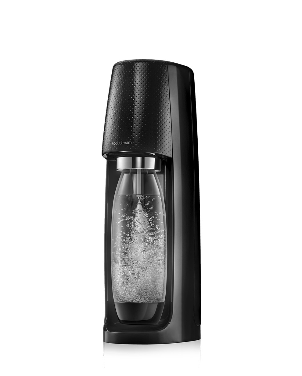 Sodastream One Touch, Gasatore d'Acqua Frizzante, Automatico, Nero