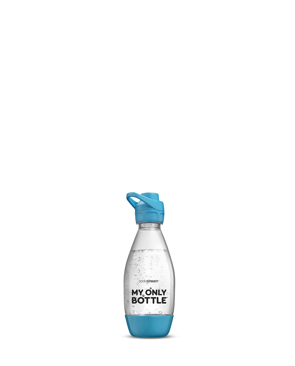 sodastream - Bottiglia per Gasatore d'Acqua Modello My Only Bottle Sport,  piccola, formato tascabile, lavabile in lavastoviglie, capacità 0,5 l,  colore: blu, materiale: Tritan senza BPA : : Sport e tempo libero