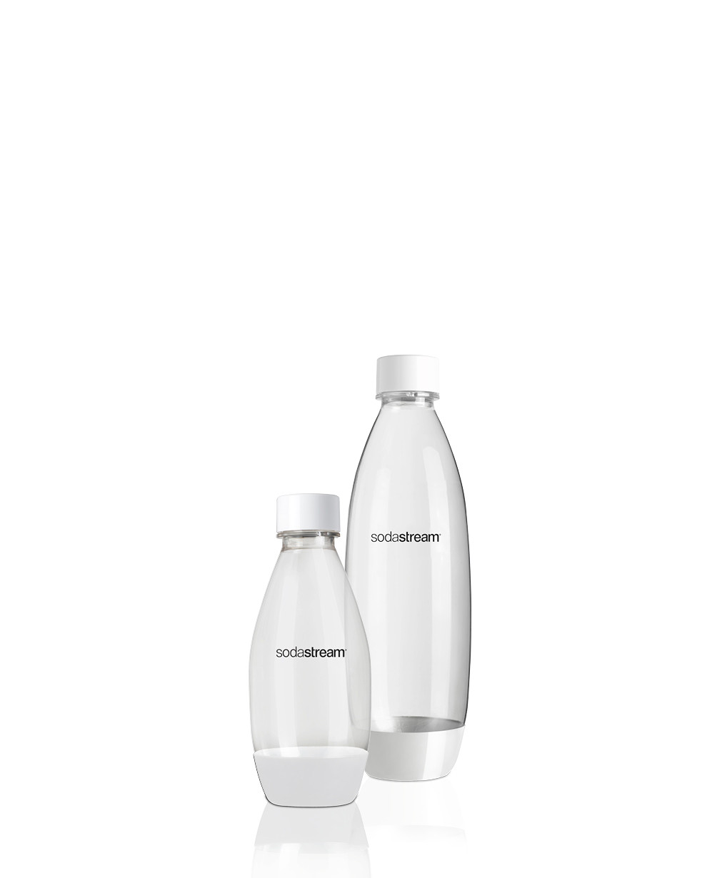 SodaStream Spirit Megapack, Gasatore d'acqua per trasformare l'acqua in  acqua frizzante, incluso 1 cilindro di anidride carbonica Co2 alimentare da  425gr, 2 bottiglie, una da 1 litro, una da 0,5 litri 