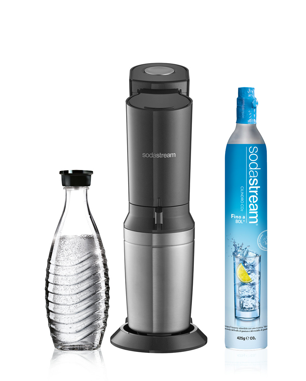 Gasatore Acqua Frizzante modello Crystal Nero