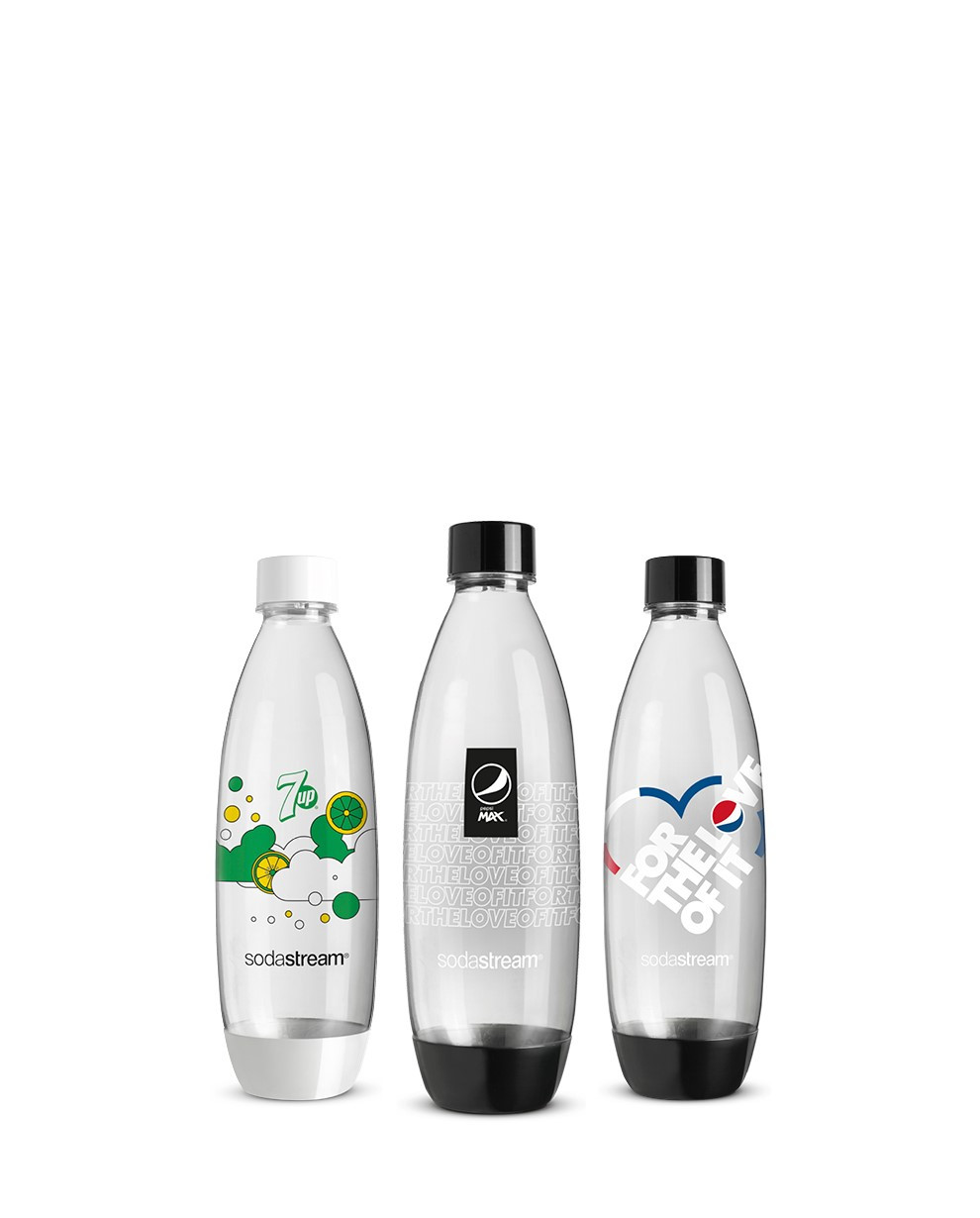 Sodastream - Bottiglia 1 Litro Fuse dalla linea elegante lavabile