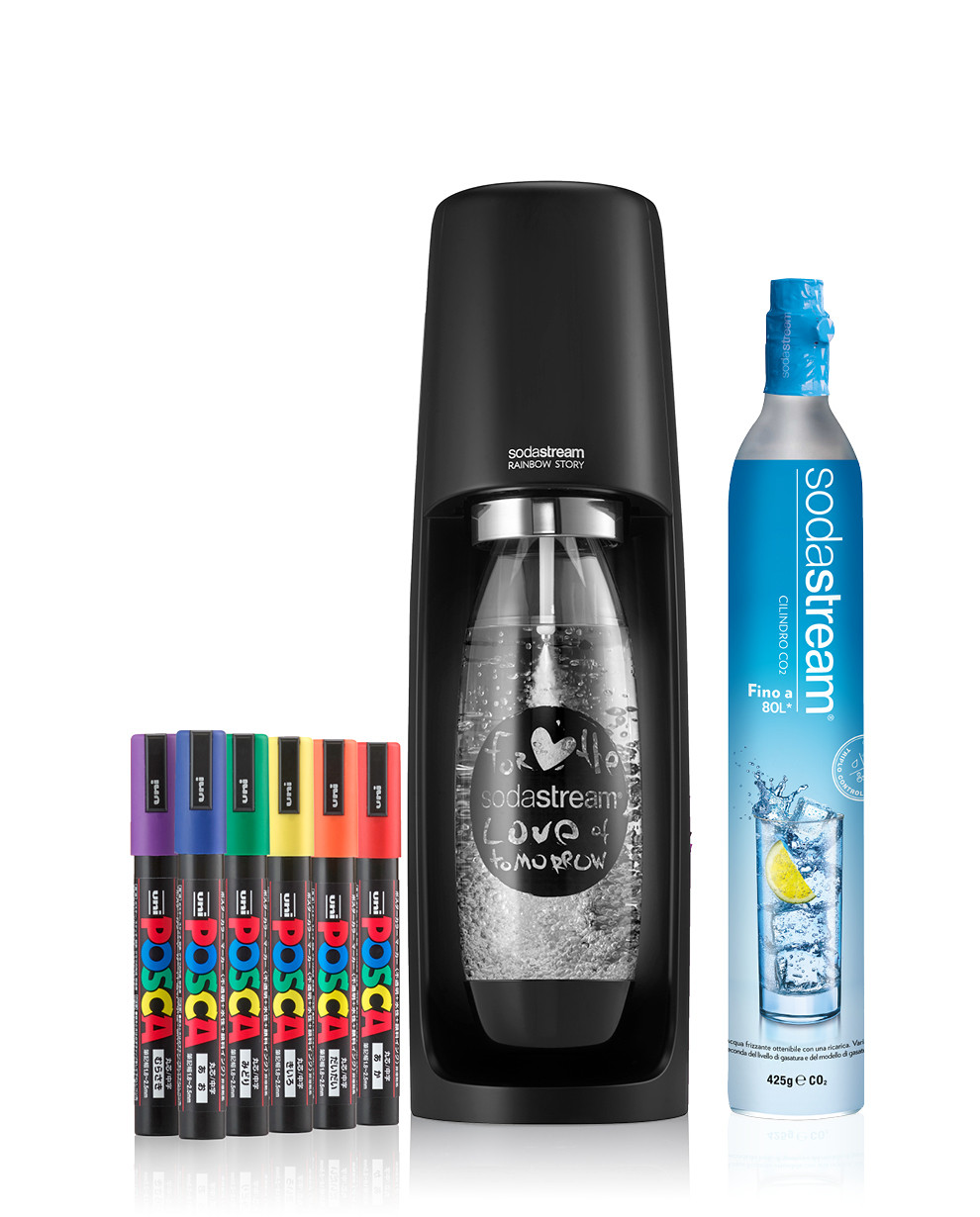 Sodastream Gasatore Spirit Black Plus Pepsi Concentrato