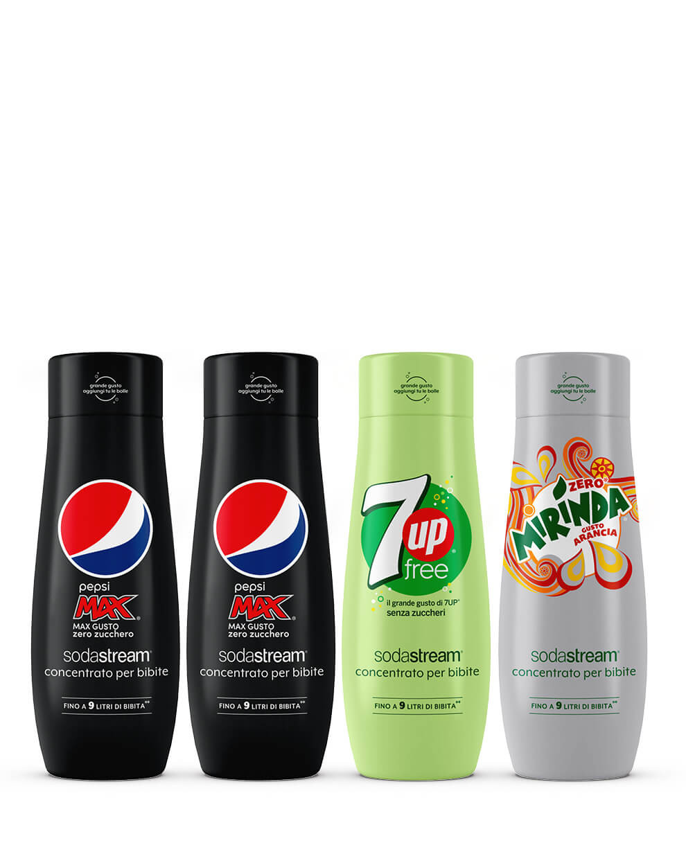 4-Pack Pepsi + Pepsi Max + 7Up + Mirinda