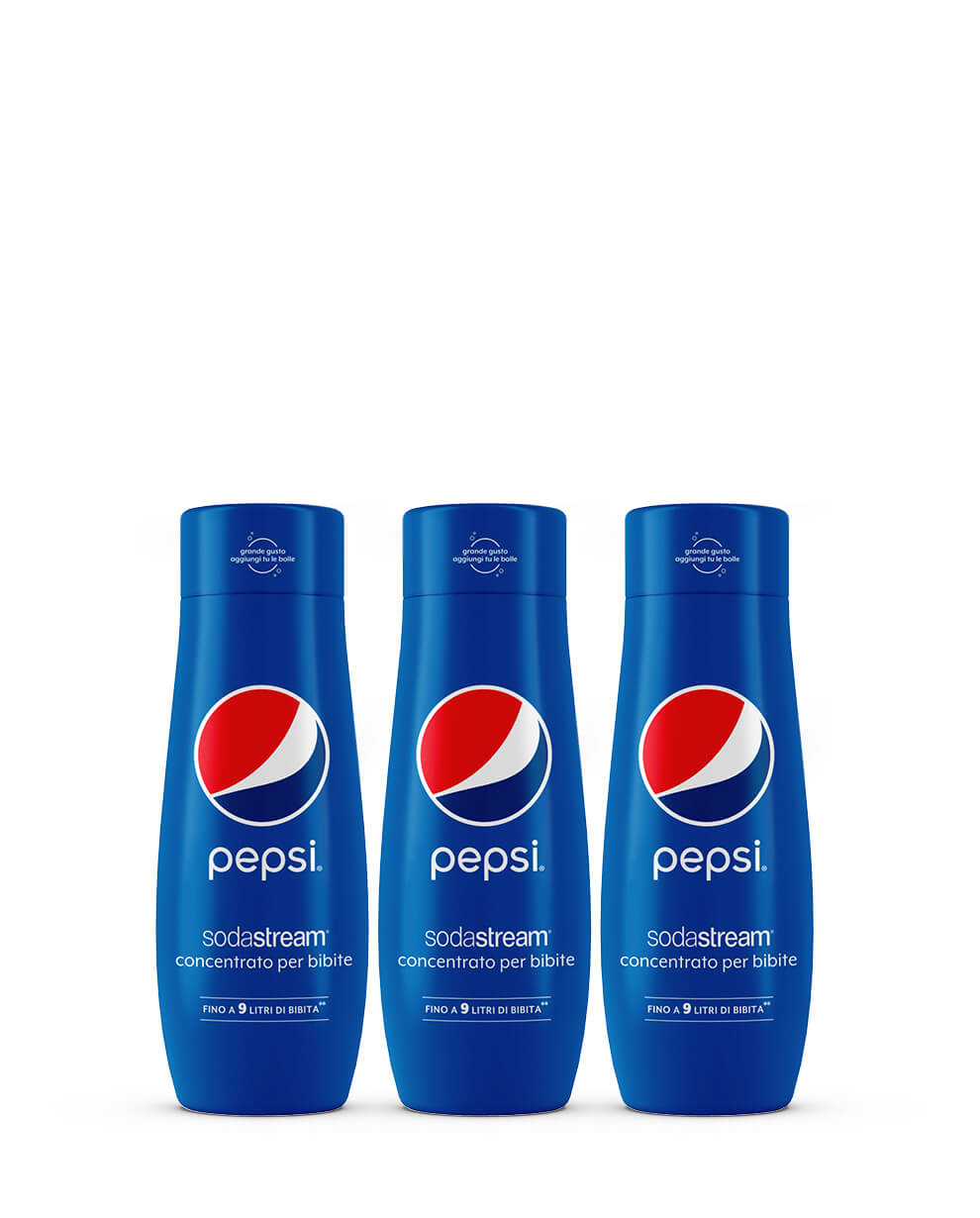 Sodastream, Concentrato per la preparazione di bibite al gusto di Pepsi,  440ml (confezione da 3)